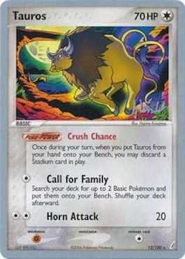 Tauros (12/100) (Empotech - Dylan Lefavour) [World Championships 2008] | Arkham Games and Comics