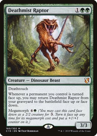Deathmist Raptor [Commander 2019] | Arkham Games and Comics