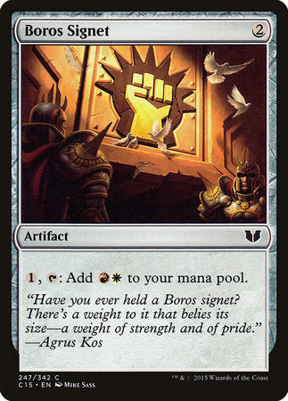 Boros Signet [Commander 2015] | Arkham Games and Comics