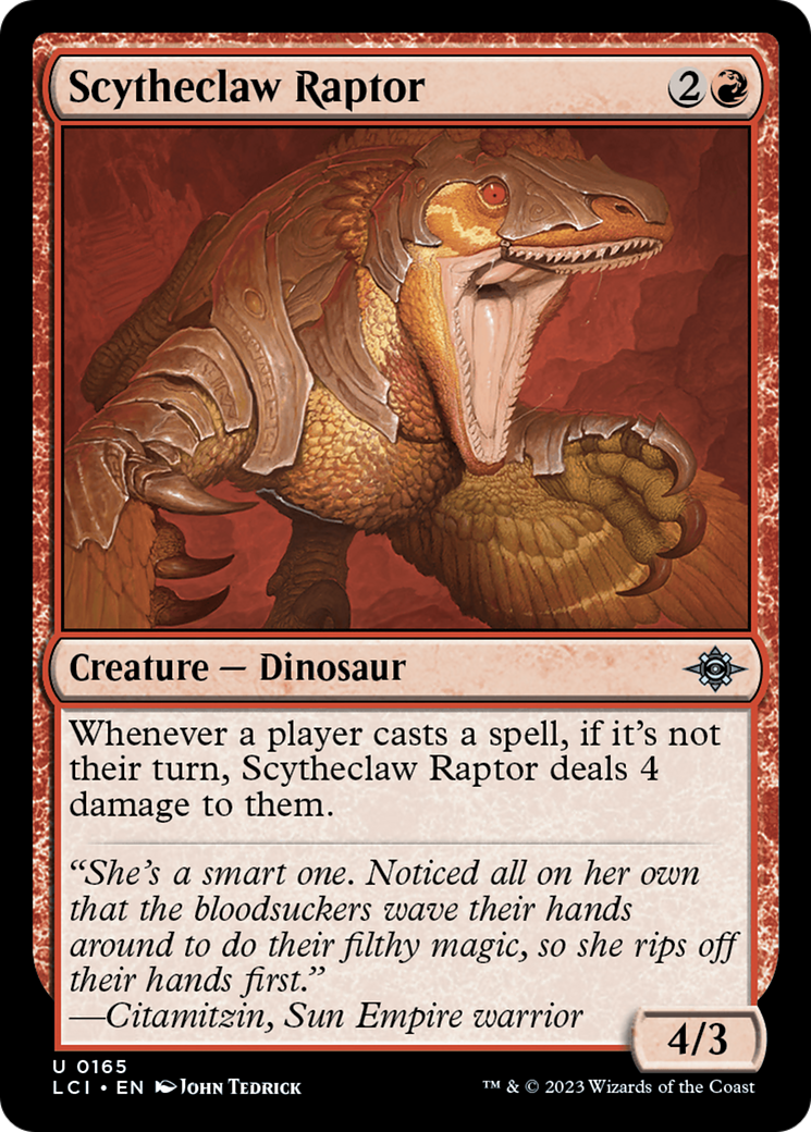 Scytheclaw Raptor [The Lost Caverns of Ixalan] | Arkham Games and Comics