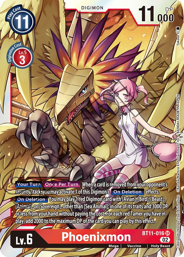 Phoenixmon [BT11-016] [Dimensional Phase] | Arkham Games and Comics