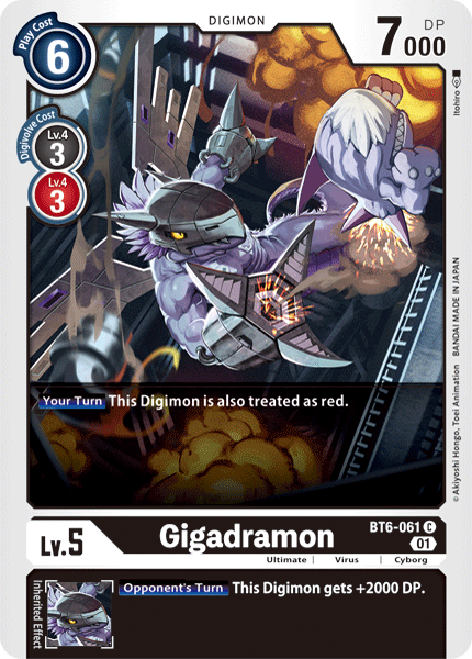 Gigadramon [BT6-061] [Double Diamond] | Arkham Games and Comics