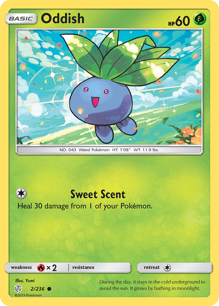 Oddish (2/236) [Sun & Moon: Cosmic Eclipse] | Arkham Games and Comics