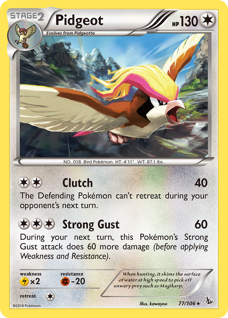 Pidgeot (77/106) [XY: Flashfire] | Arkham Games and Comics