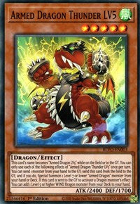 Armed Dragon Thunder LV5 [BLVO-EN003] Super Rare | Arkham Games and Comics