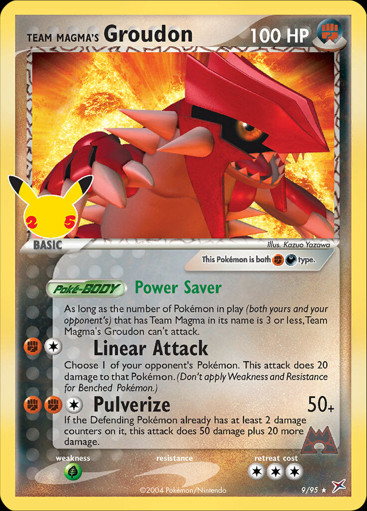 Team Magma's Groudon (9/95) [Celebrations: 25th Anniversary - Classic Collection] | Arkham Games and Comics