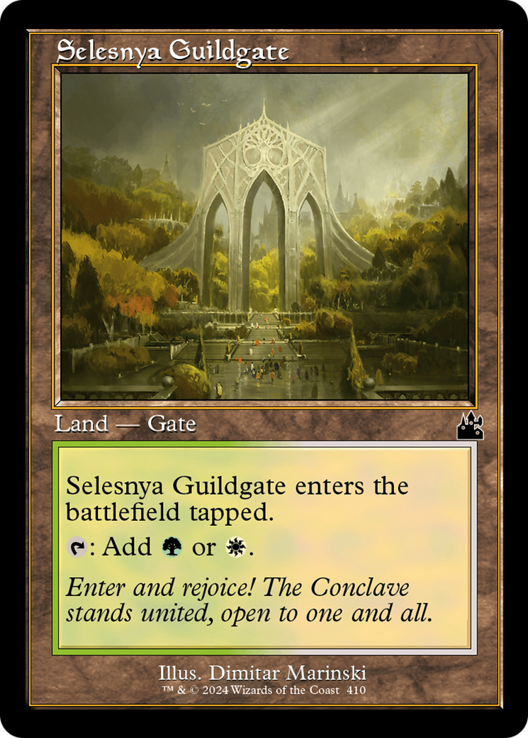 Selesnya Guildgate (Retro Frame) [Ravnica Remastered] | Arkham Games and Comics