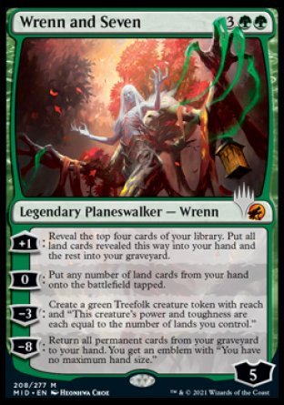 Wrenn and Seven (Promo Pack) [Innistrad: Midnight Hunt Promos] | Arkham Games and Comics