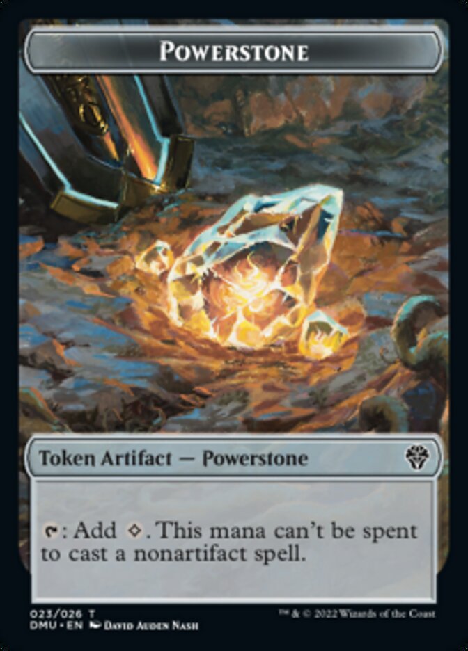 Powerstone Token [Dominaria United Tokens] | Arkham Games and Comics