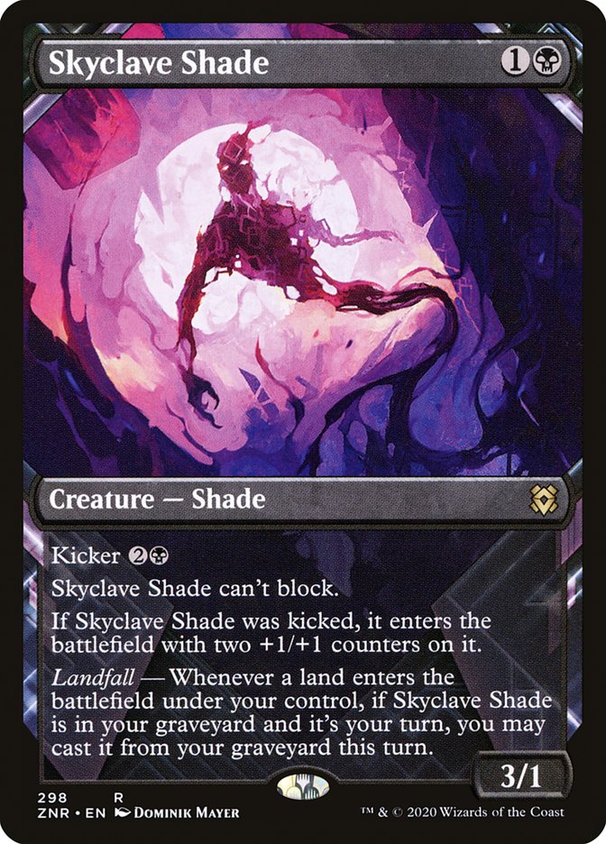 Skyclave Shade (Showcase) [Zendikar Rising] | Arkham Games and Comics