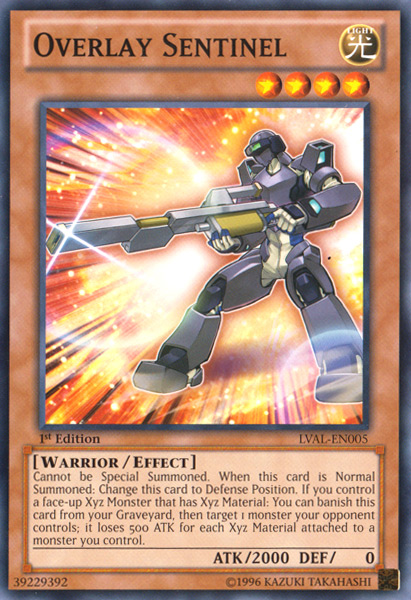 Overlay Sentinel [LVAL-EN005] Common | Arkham Games and Comics