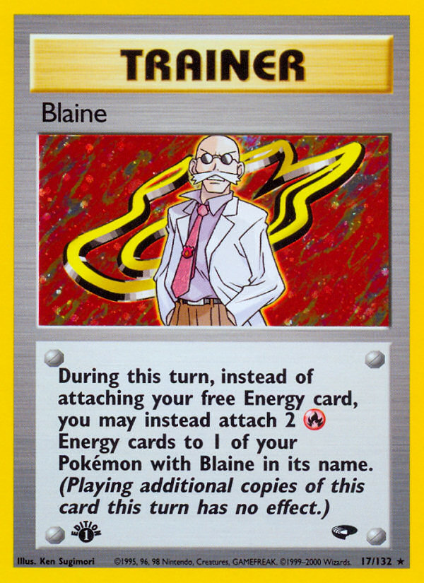 Blaine (17/132) [Gym Challenge 1st Edition] | Arkham Games and Comics