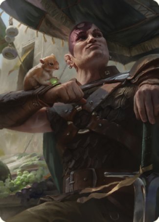 Minsc & Boo, Timeless Heroes Art Card (38) [Commander Legends: Battle for Baldur's Gate Art Series] | Arkham Games and Comics