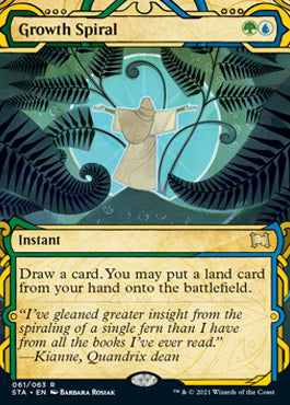 Growth Spiral (Etched Foil) [Strixhaven Mystical Archive] | Arkham Games and Comics