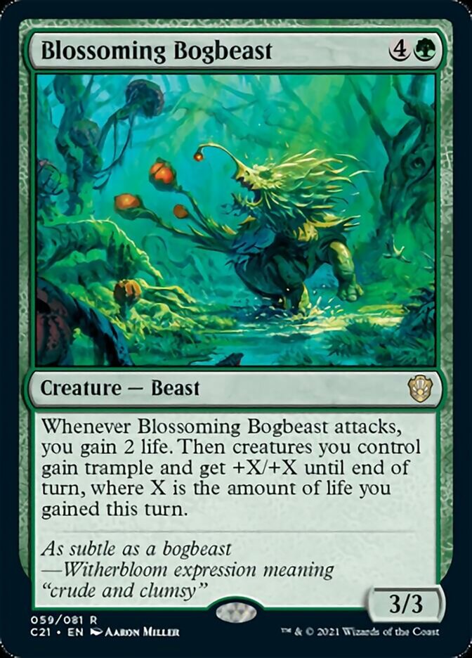 Blossoming Bogbeast [Commander 2021] | Arkham Games and Comics