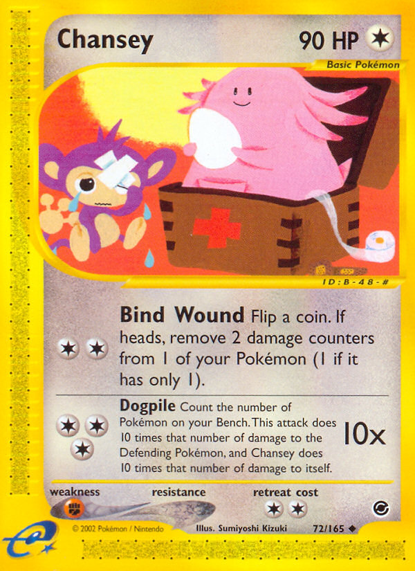 Chansey (72/165) [Expedition: Base Set] | Arkham Games and Comics