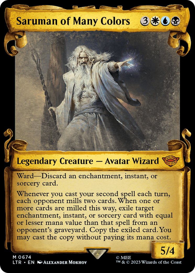 Saruman of Many Colors [The Lord of the Rings: Tales of Middle-Earth Showcase Scrolls] | Arkham Games and Comics