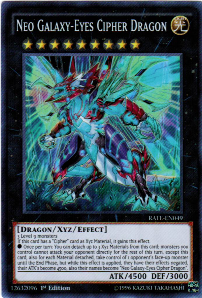 Neo Galaxy-Eyes Cipher Dragon [RATE-EN049] Super Rare | Arkham Games and Comics