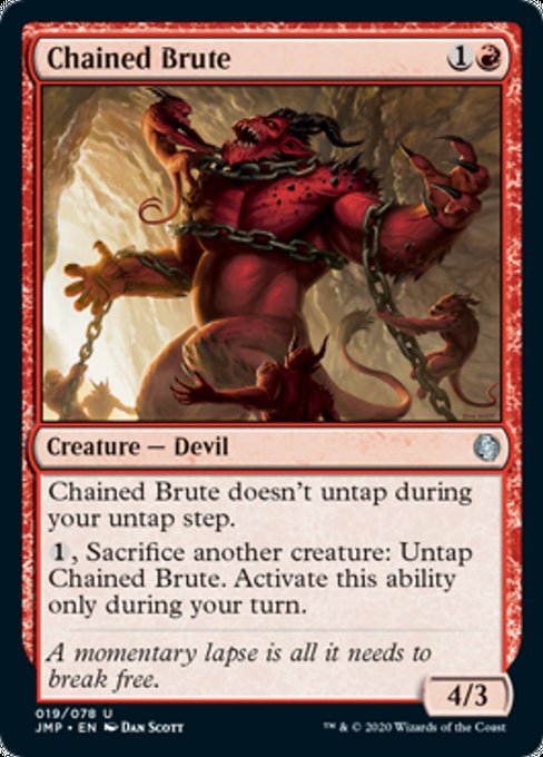Chained Brute [Jumpstart] | Arkham Games and Comics