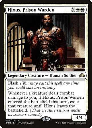 Hixus, Prison Warden [Magic Origins Promos] | Arkham Games and Comics