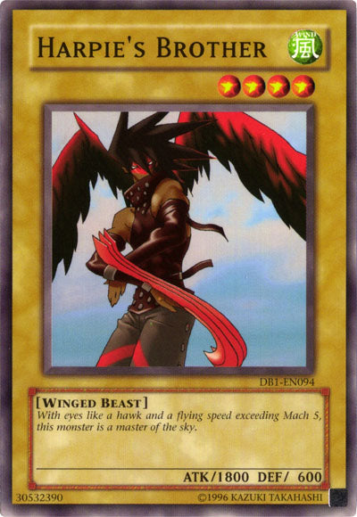 Harpie's Brother [DB1-EN094] Common | Arkham Games and Comics