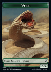 Phyrexian Beast // Wurm Double-sided Token [Commander Legends: Battle for Baldur's Gate Tokens] | Arkham Games and Comics