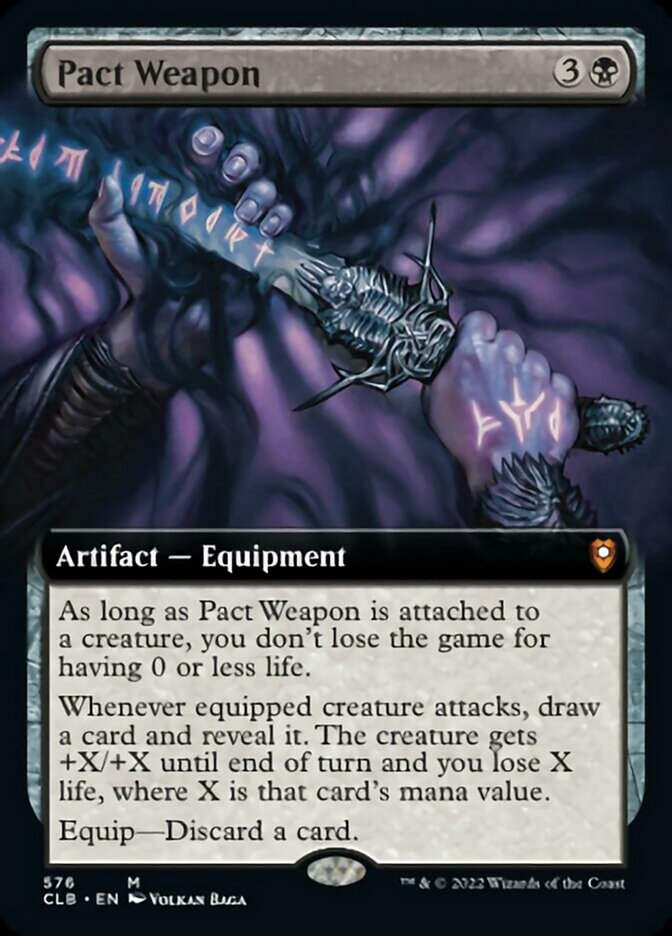 Pact Weapon (Extended Art) [Commander Legends: Battle for Baldur's Gate] | Arkham Games and Comics