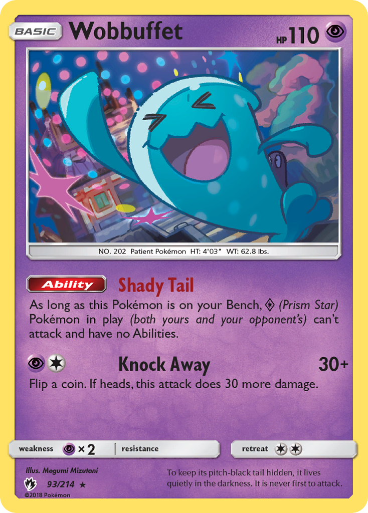 Wobbuffet (93/214) [Sun & Moon: Lost Thunder] | Arkham Games and Comics