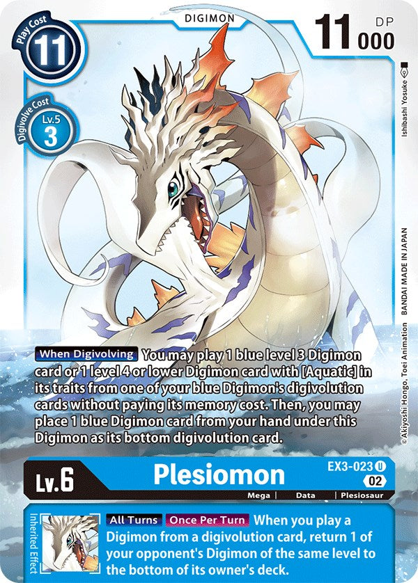 Plesiomon [EX3-023] [Draconic Roar] | Arkham Games and Comics