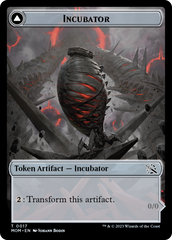 Incubator // Phyrexian (17) Double-Sided Token [March of the Machine Tokens] | Arkham Games and Comics