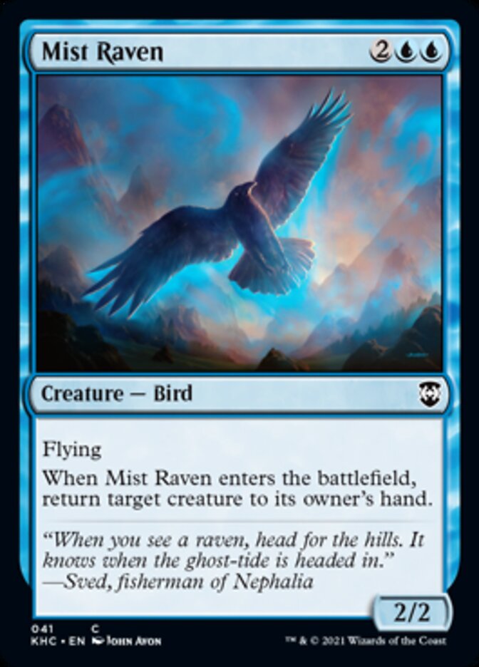 Mist Raven [Kaldheim Commander] | Arkham Games and Comics