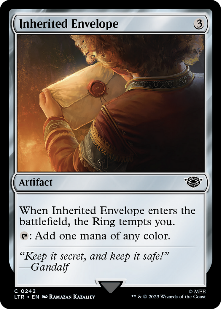 Inherited Envelope [The Lord of the Rings: Tales of Middle-Earth] | Arkham Games and Comics