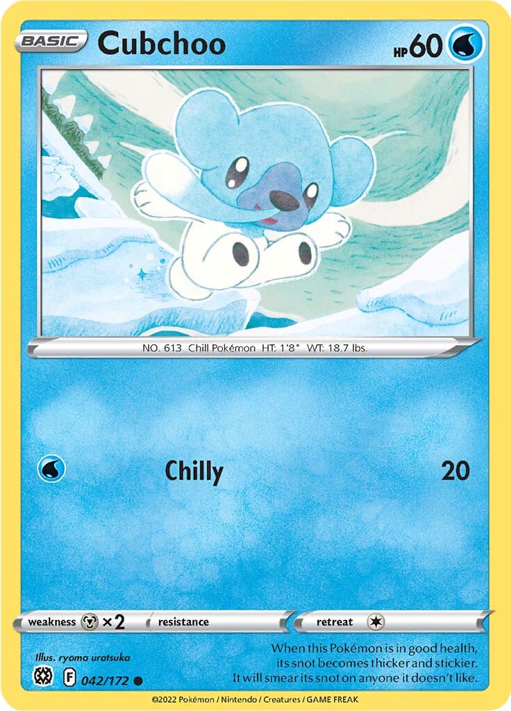 Cubchoo (042/172) [Sword & Shield: Brilliant Stars] | Arkham Games and Comics