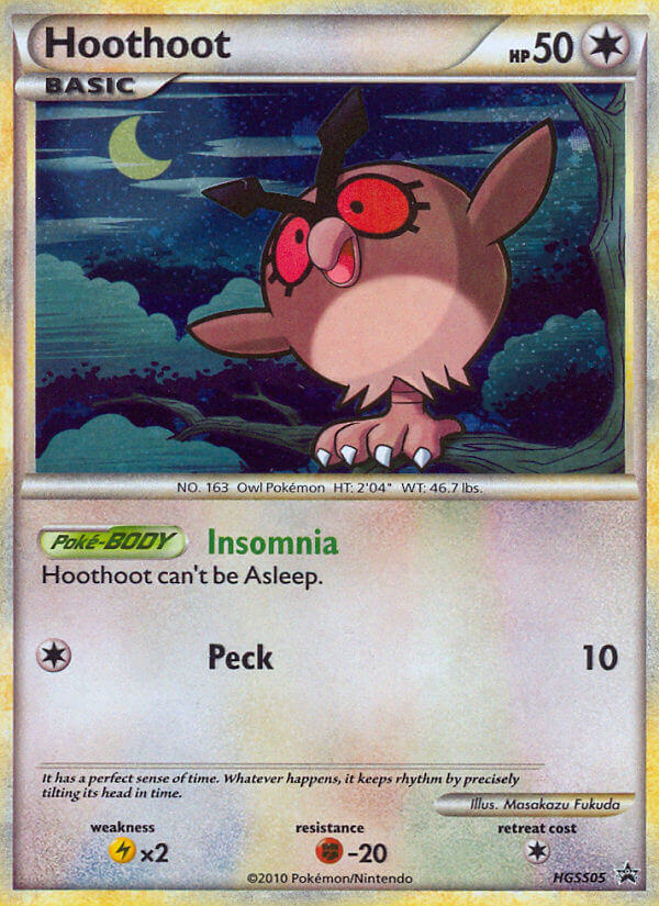 Hoothoot (HGSS05) [HeartGold & SoulSilver: Black Star Promos] | Arkham Games and Comics