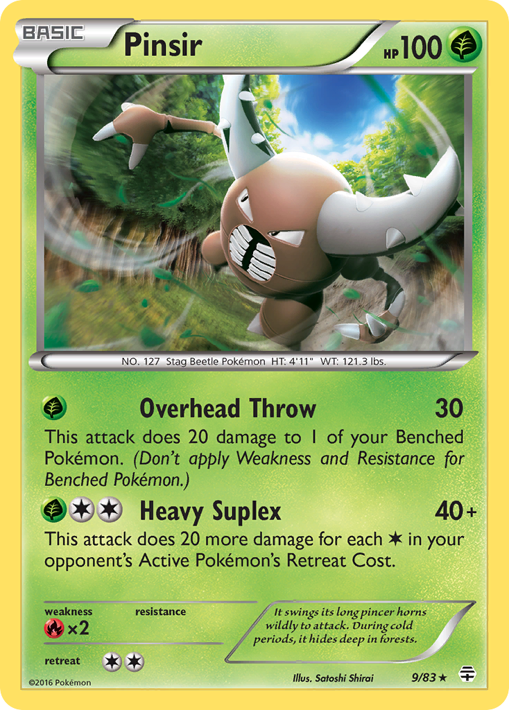 Pinsir (9/83) [XY: Generations] | Arkham Games and Comics