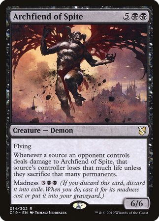 Archfiend of Spite [Commander 2019] | Arkham Games and Comics