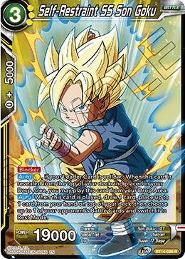 Self-Restraint SS Son Goku (BT14-096) [Cross Spirits] | Arkham Games and Comics