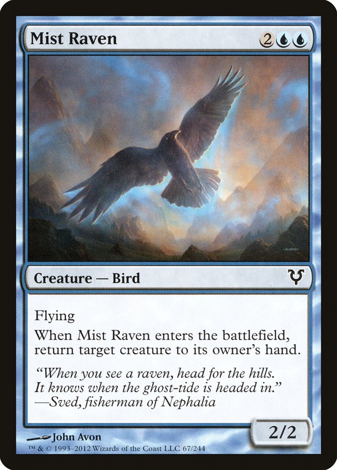 Mist Raven [Avacyn Restored] | Arkham Games and Comics