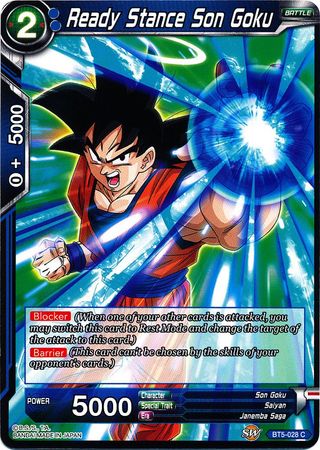 Ready Stance Son Goku (BT5-028) [Miraculous Revival] | Arkham Games and Comics