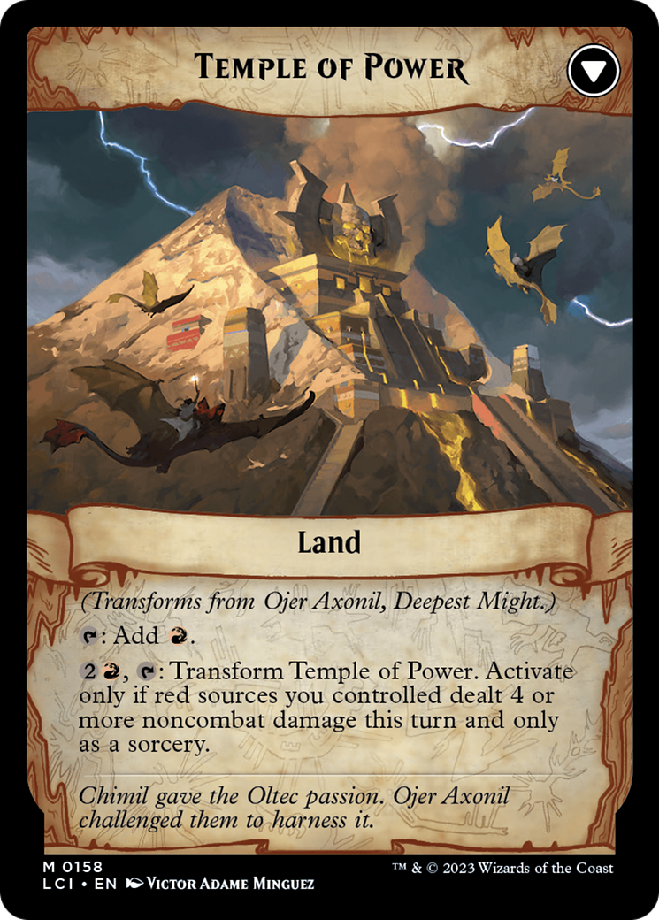 Ojer Axonil, Deepest Might // Temple of Power [The Lost Caverns of Ixalan] | Arkham Games and Comics