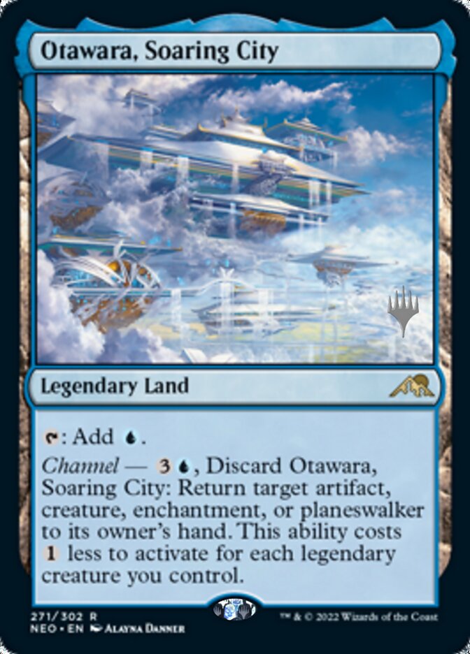 Otawara, Soaring City (Promo Pack) [Kamigawa: Neon Dynasty Promos] | Arkham Games and Comics