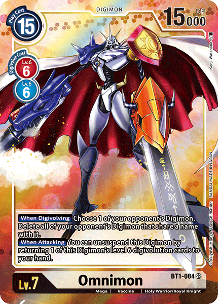 Omnimon [BT1-084] (Alternate Art) [Release Special Booster Ver.1.0] | Arkham Games and Comics