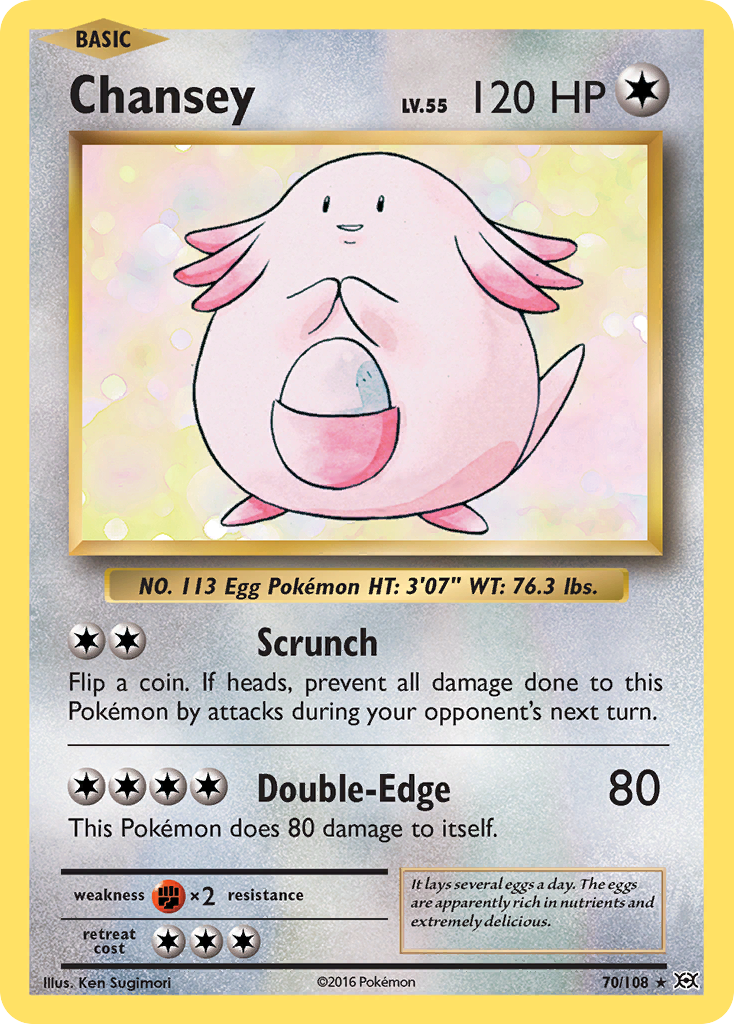 Chansey (70/108) [XY: Evolutions] | Arkham Games and Comics