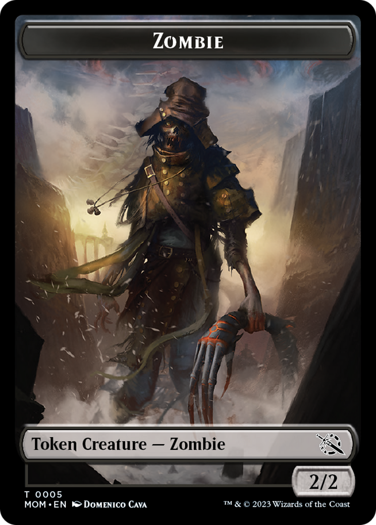 Zombie Token [March of the Machine Tokens] | Arkham Games and Comics