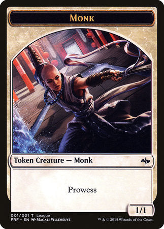 Monk Token (League) [League Tokens 2015] | Arkham Games and Comics