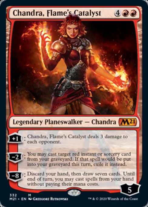 Chandra, Flame's Catalyst [Core Set 2021] | Arkham Games and Comics