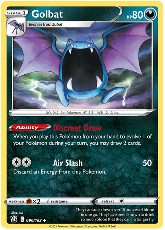 Golbat (090/163) [Sword & Shield: Battle Styles] | Arkham Games and Comics