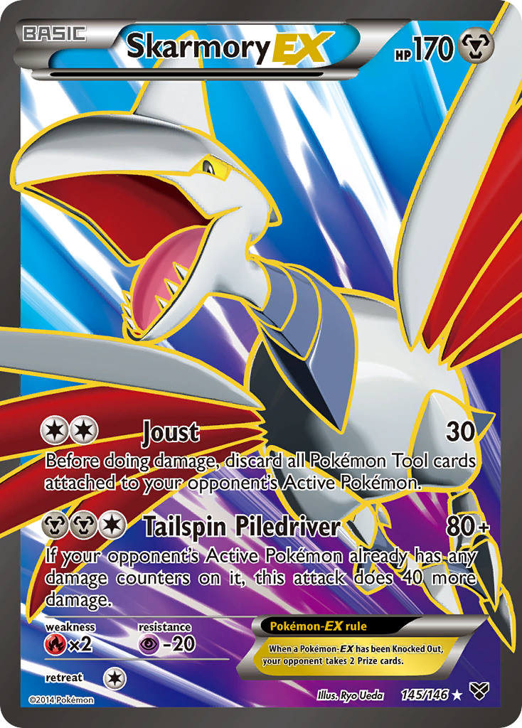 Skarmory EX (145/146) [XY: Base Set] | Arkham Games and Comics