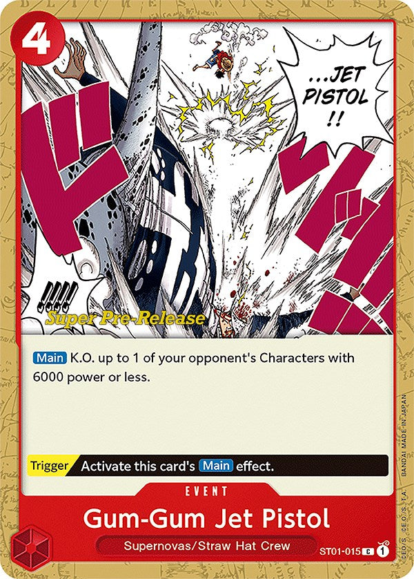 Gum-Gum Jet Pistol [Super Pre-Release Starter Deck: Straw Hat Crew] | Arkham Games and Comics