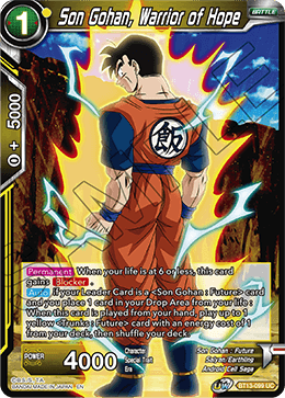 Son Gohan, Warrior of Hope (Uncommon) [BT13-099] | Arkham Games and Comics